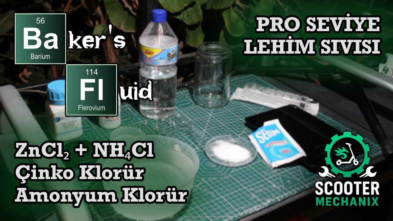 Baker's Fluid (Çinko Klorür) Çözeltisi Hazırlama