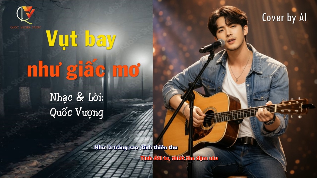 Vụt bay như giấc mơ- Nhạc &Lời: Quốc Vượng (Cover by AI)