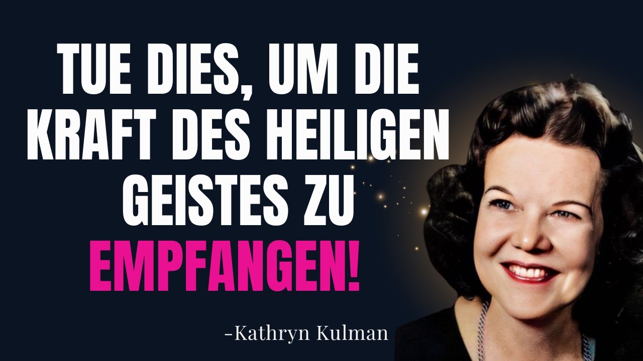 TUE DIES, UM DIE KRAFT DES HEILIGEN GEISTES ZU EMPFANGEN, DIE NUR WENIGE CHRISTEN KENNEN !