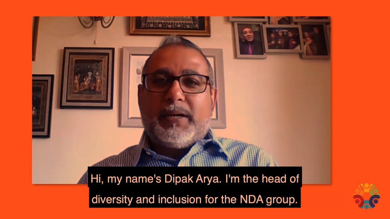 Dipak Arya, Head of diversity and inclusion for the NDA group