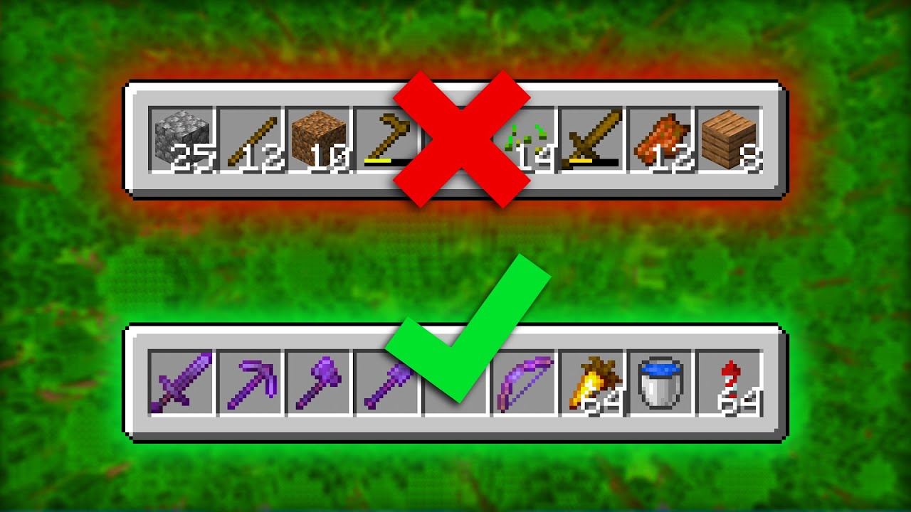 The Best Minecraft Inventory Layout For Survival