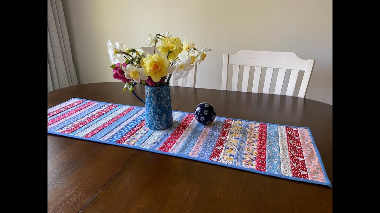 Memories, Quilt As You Go Table Runner