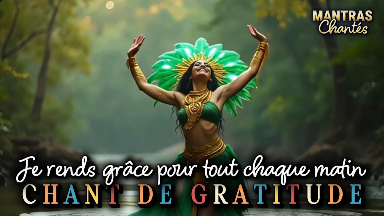 🎧🌿CHANT DE GRATITUDE : JE RENDS GRÂCE À CHAQUE AUBE 🌿HYMNUS DES VERDIENSTES et CONNEXION CÉLESTE