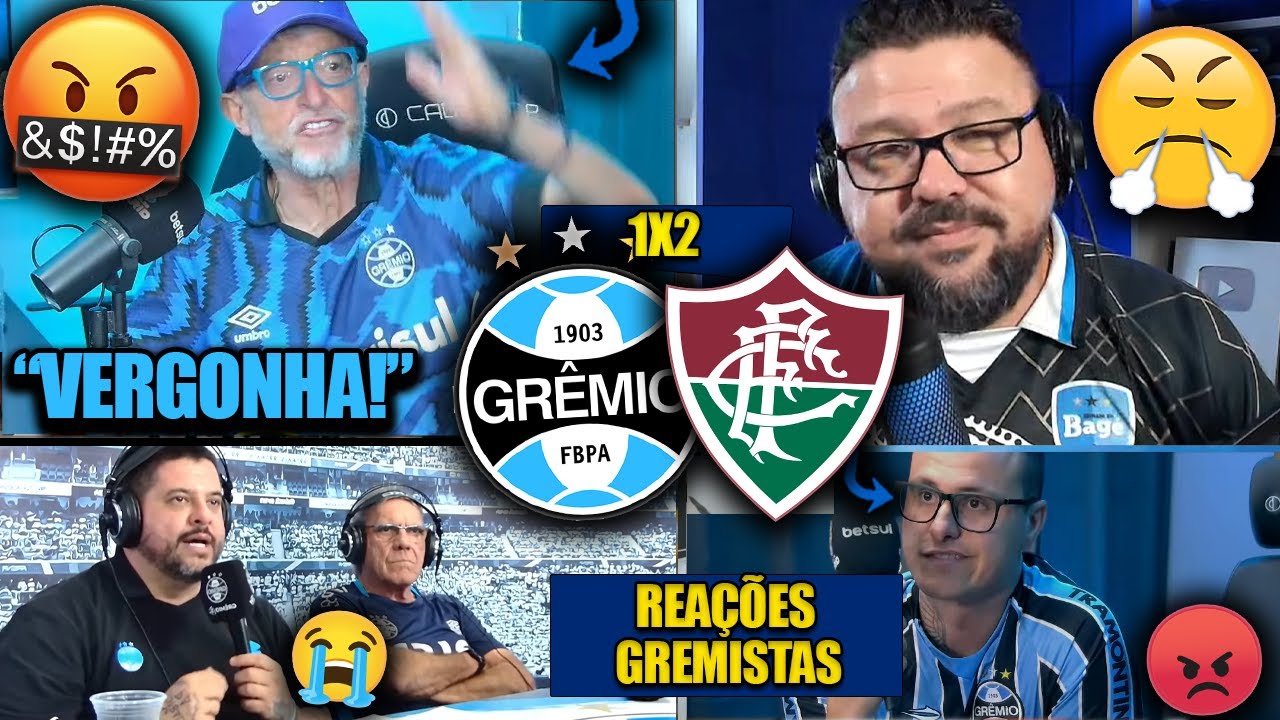 REA&Ccedil;&Otilde;ES dos GREMISTAS - GR&Ecirc;MIO 1X2 FLUMINENSE - BRASILEIR&Atilde;O 2025 - REACT VAMOS RIR DO FARID E BAG&Eacute;!