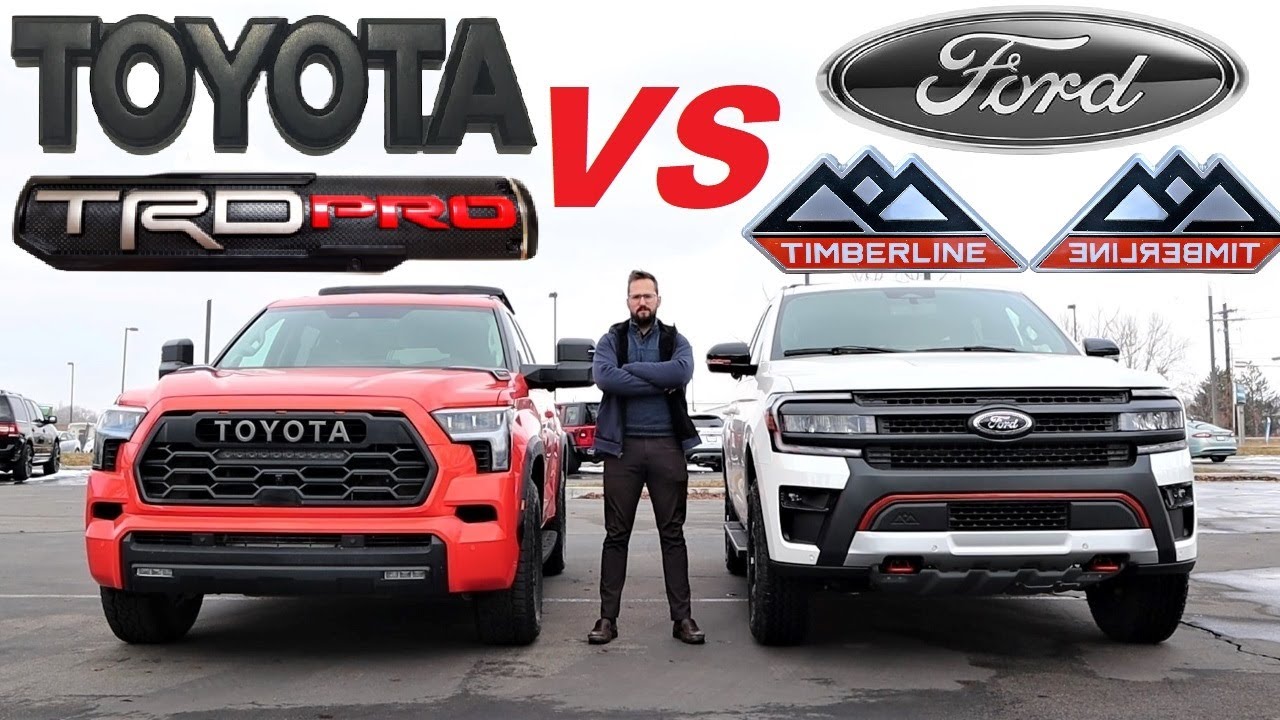 2023 Toyota Sequoia TRD Pro VS 2023 Ford Expedition Timberline: DANG! Both Are Way Expensive!