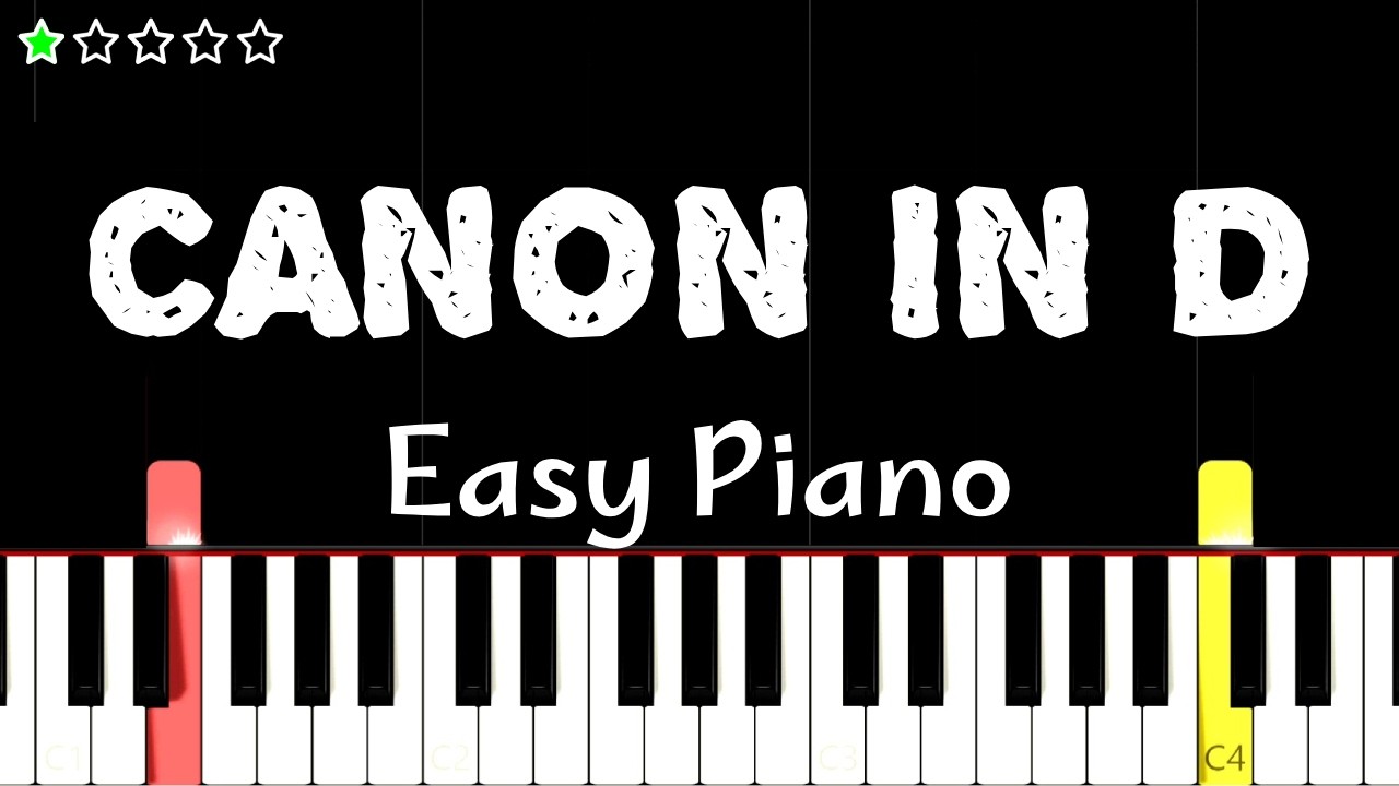 Pachelbel - Canon In D | EASY Piano Tutorial