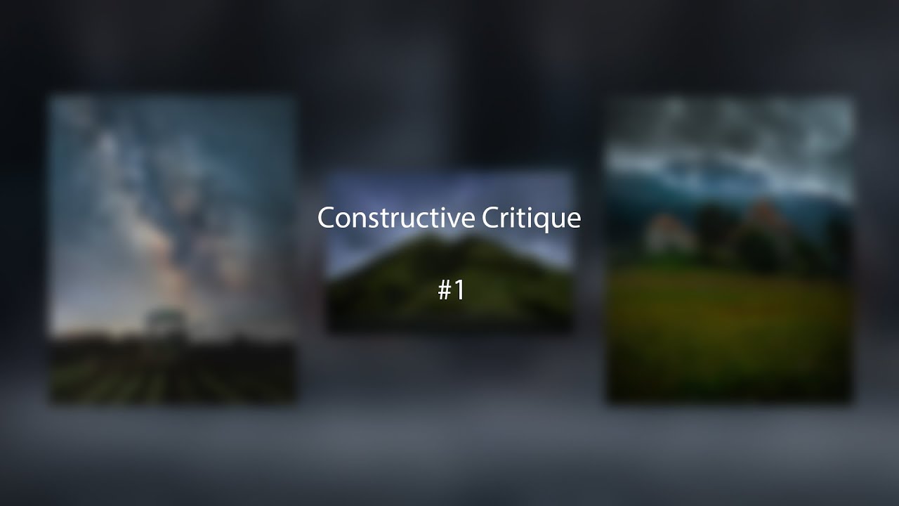 Weekly Photography & Editing Critique #1
