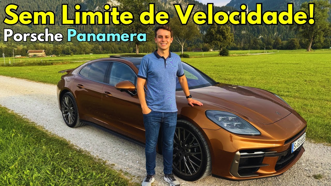 Teste Sem Limite de Velocidade: Porsche Panamera 4.0 V8 Biturbo Híbrido