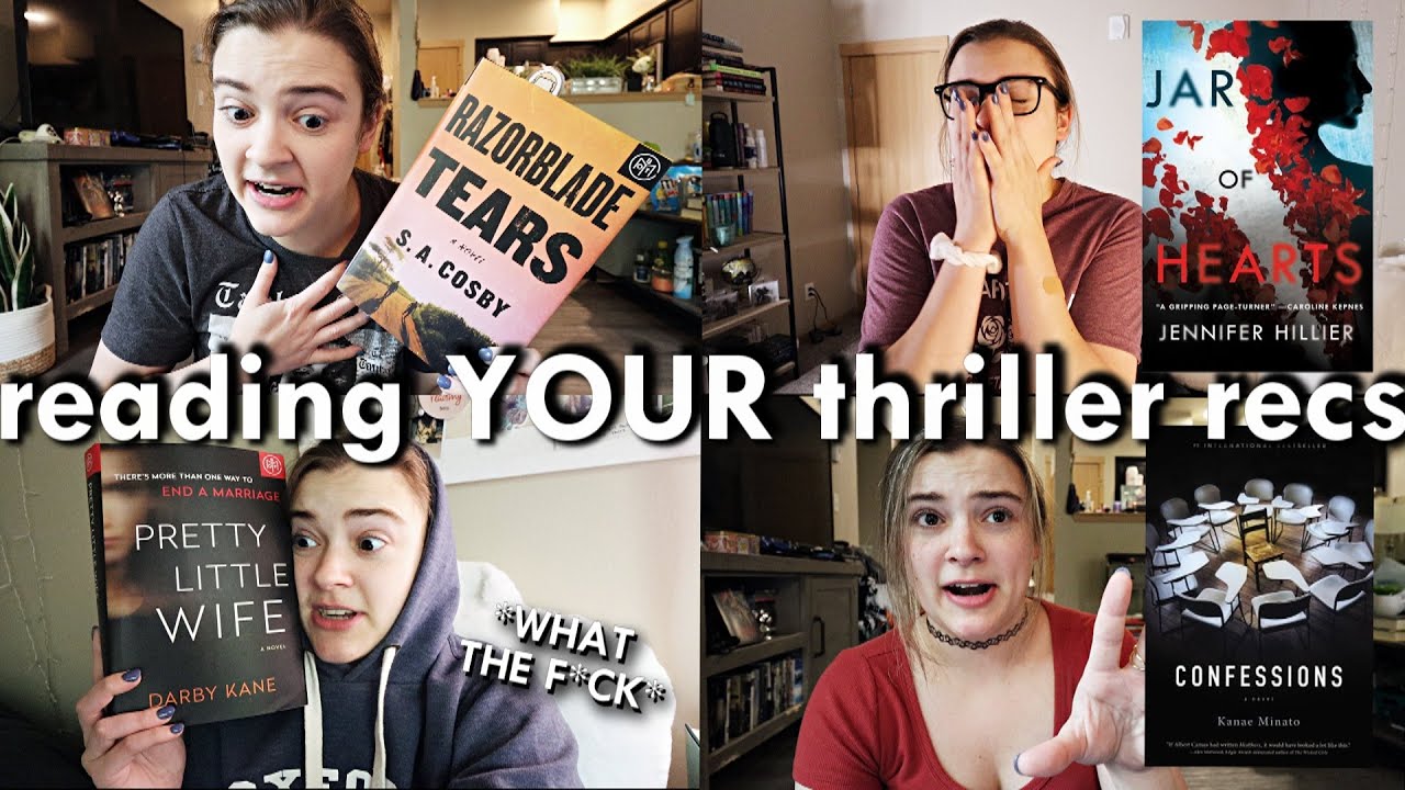 Reading YOUR Thriller Recommendations🔪✨ [reading vlog]
