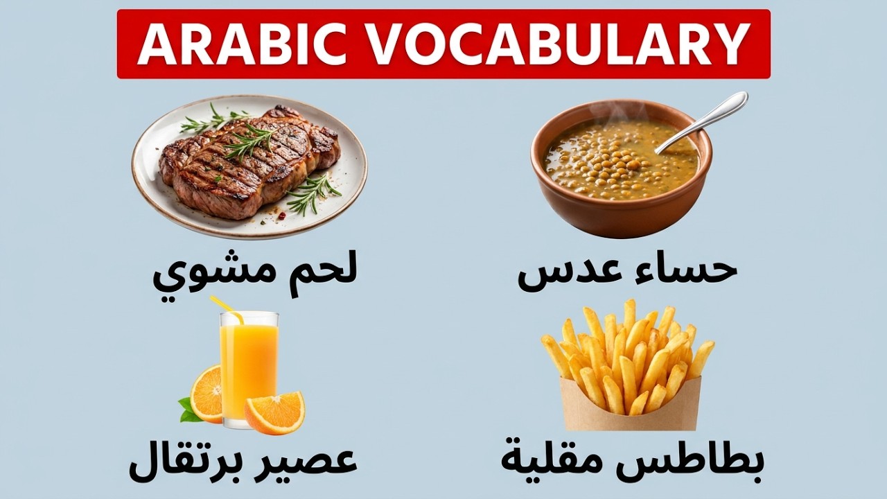 في المطعم | Complete Arabic Lesson: Conversation, Vocabulary & Expressions | In the restaurant