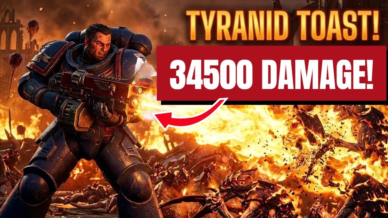 Space Marine 2 - Pyreblaster Tactical build Melts Tyranids | Warhammer 40k No Commentary Gameplay