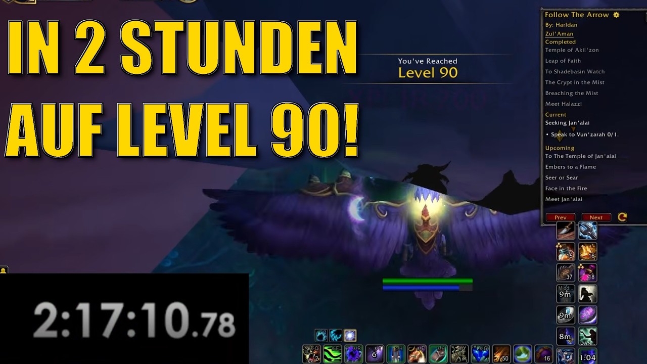 MIDNIGHT WELTREKORD! In 2 Stunden und 17 Minuten auf Level 90 - Addon gibt euch SCHNELLSTE Route