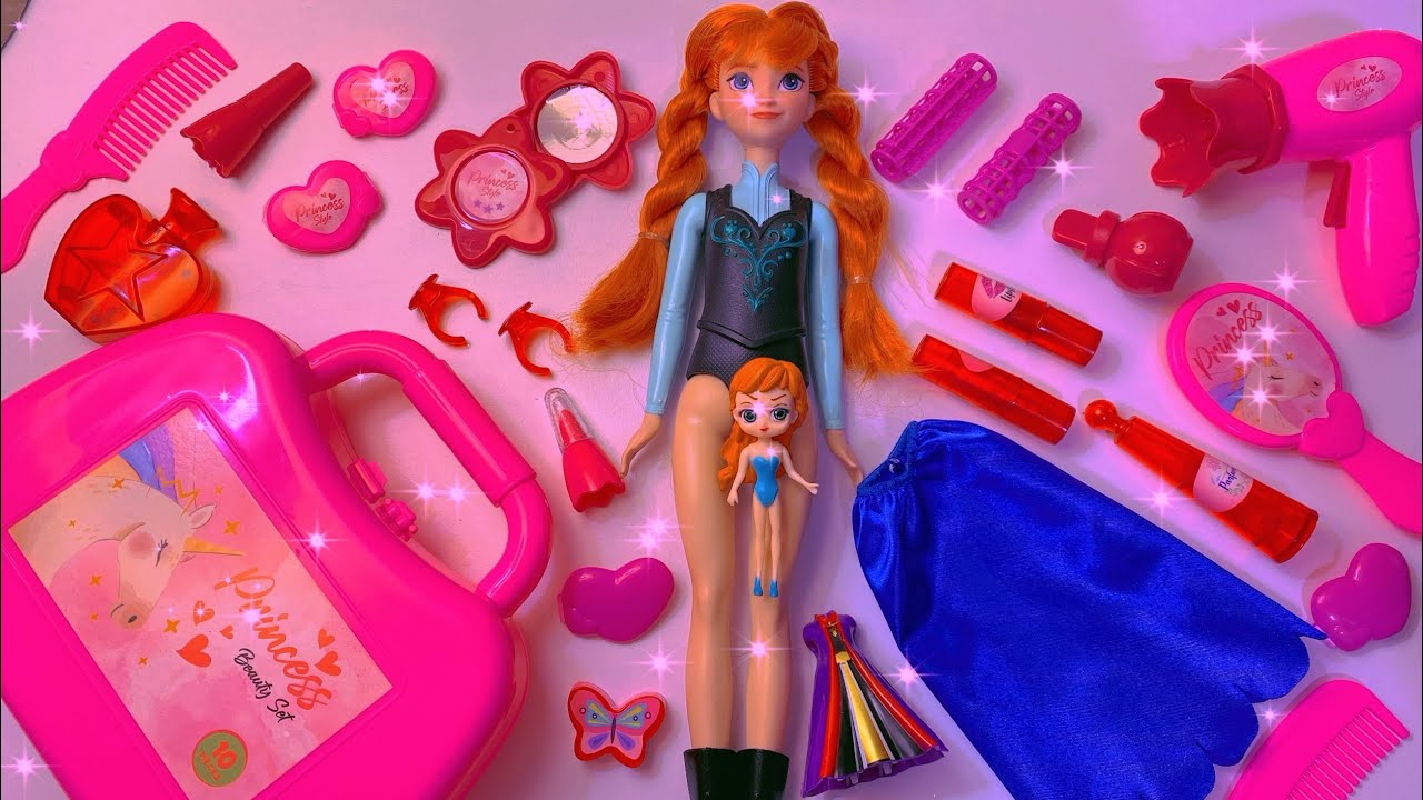 ASMR Toy  Cute Miniatures Disney Princess Frozen ELSA & Annall! elsa satisfying | Unboxing Video 