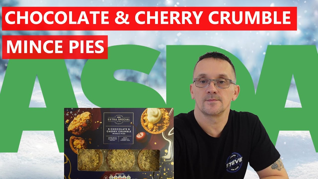 Asda NEW Extra Special Chocolate & Cherry Crumble Mince Pies