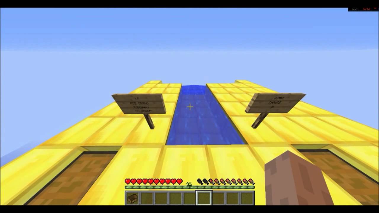 Minecraft-Le Plus Grand Tobogant Minecraft du Monde !!!!!!!!