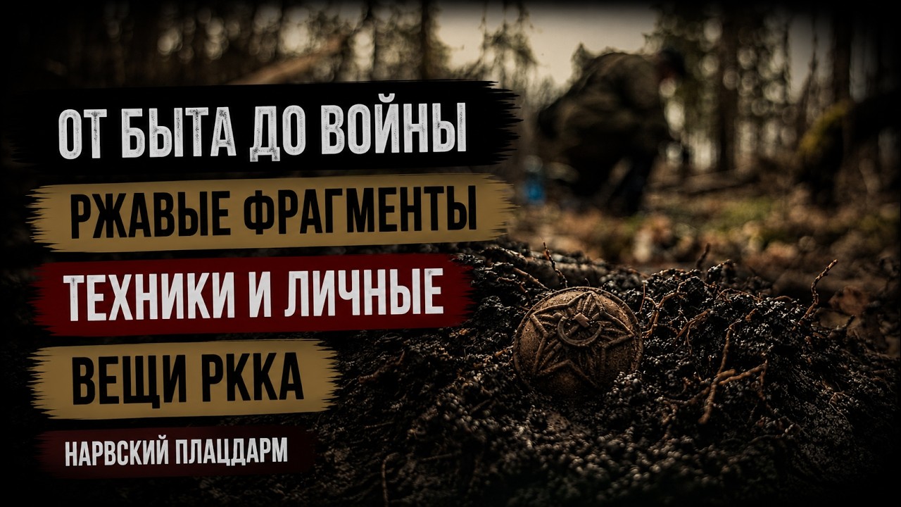 От быта до войны | Ржавые фрагменты техники и личные вещи РККА | Нарвский плацдарм #ww2 #history