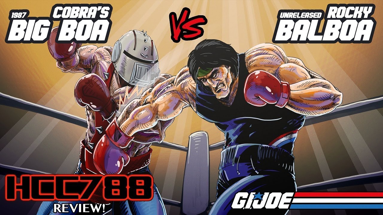 HCC788 - 1987 BIG BOA против ROCKY - COBRA CONVERGENCE III - Винтажная игрушка G.I. Joe!