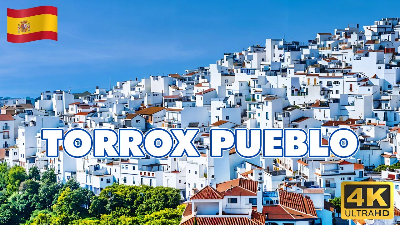 Discover TORROX Pueblo: Andalucia's Sunniest Village in 4K 🌞