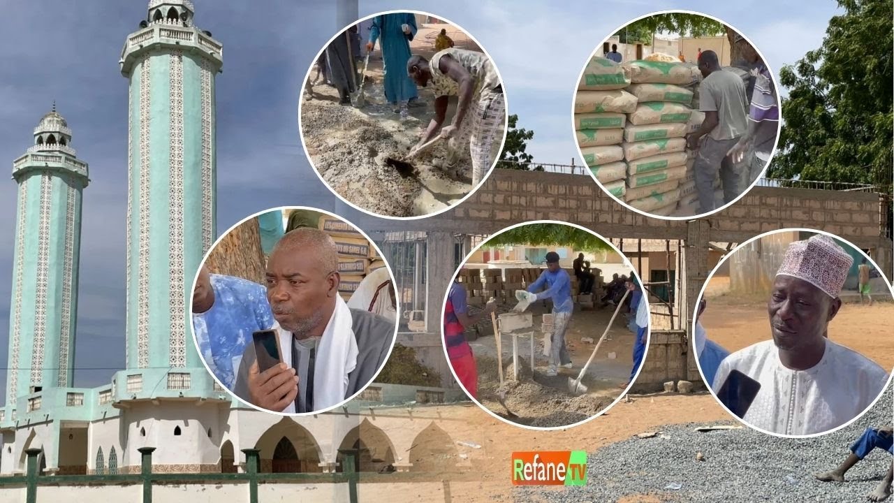 🔴Construire Mbarou S.Thilla Tafsir a Thilla Ounte Lamine Gueye offre 5 tonnes de ciment 300 kg Ferre