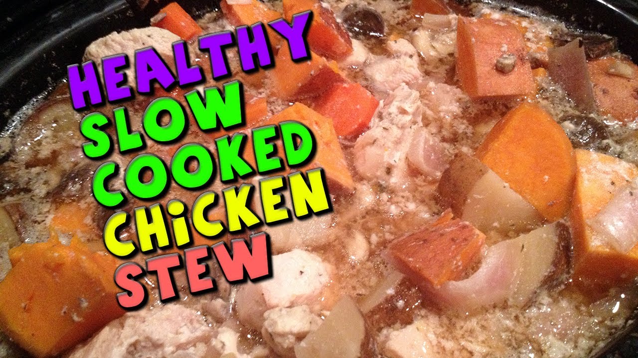Healthy Slow Cooked CHICKEN Stew Recipe (Bodybuilding/High Protein)