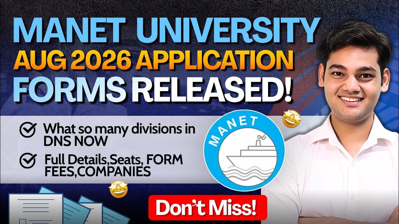 MANET DNS 2026 FORMS OUT|Boys are really eligible for DNS?🤐|No Of Seats|FORM FEES@themaritimemate