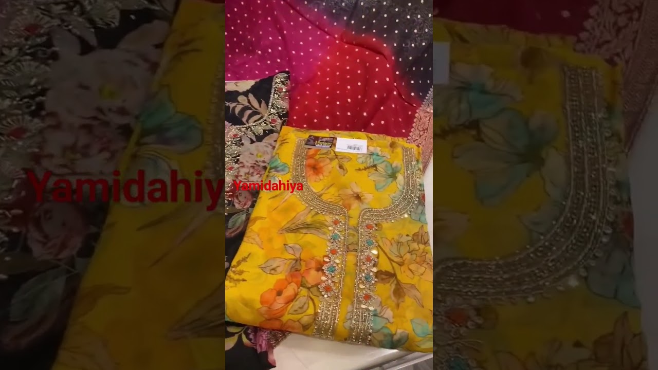 Orgnja digital print suit #short #video #letest #designersuit #fashion