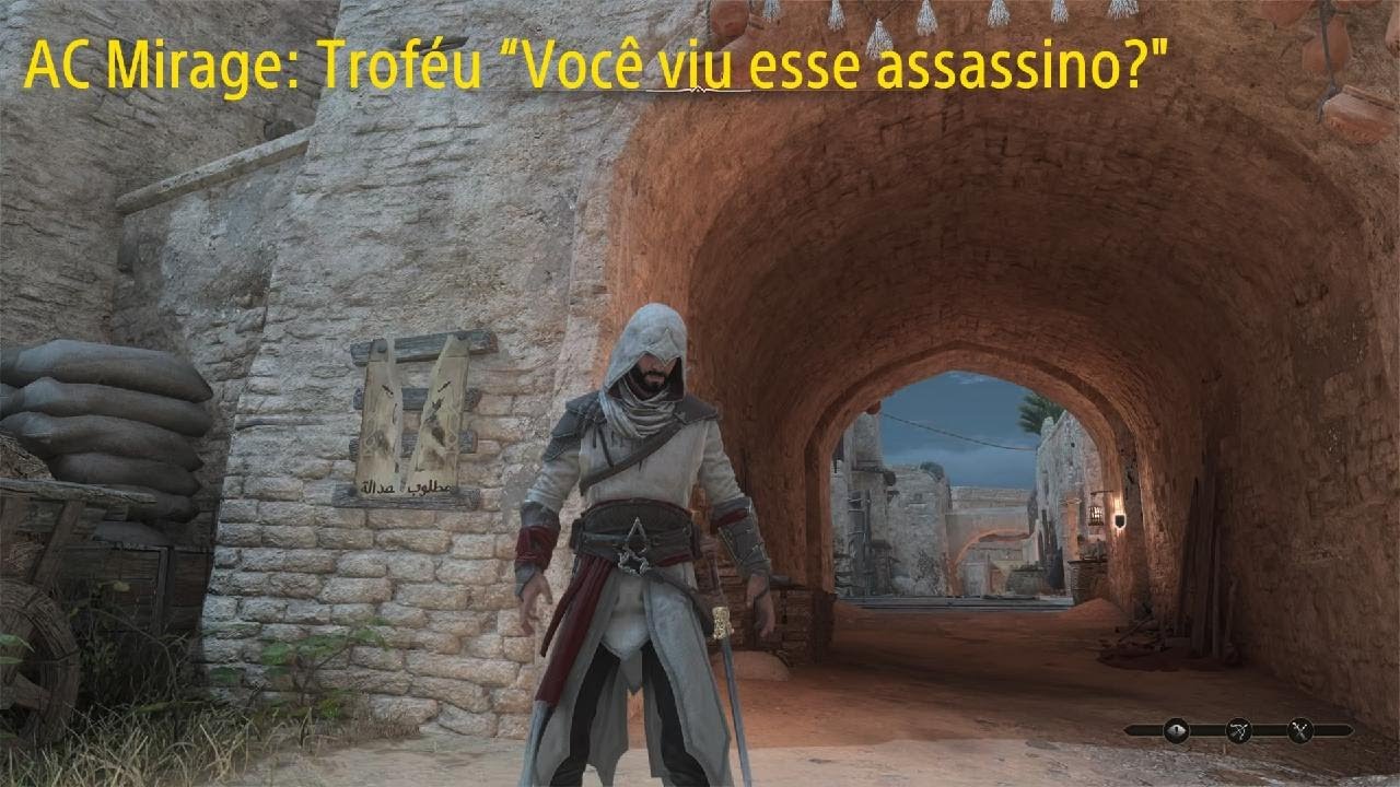 Assassin's Creed Mirage _Troféu Você viu esse assassino | Trophy Poster Boy