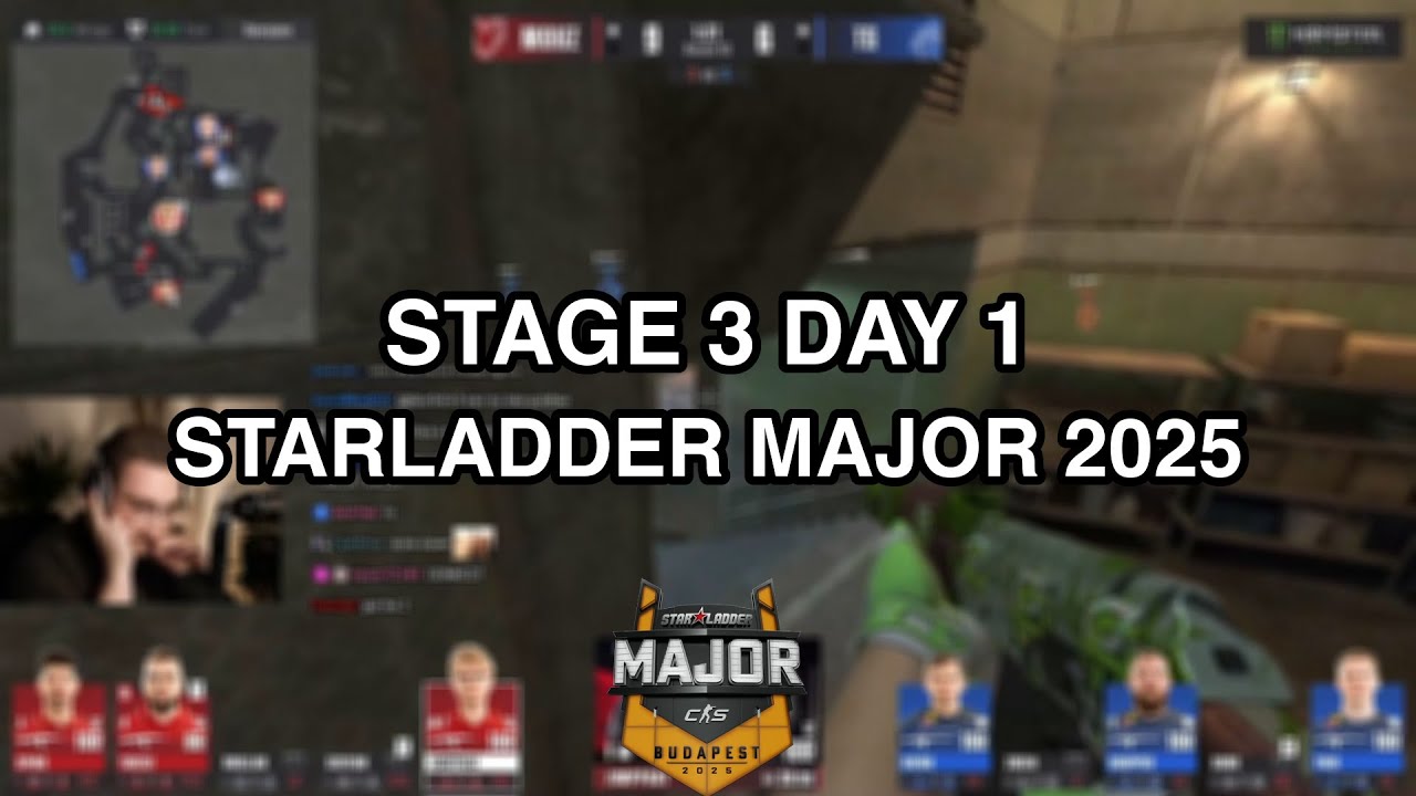 Ohnepixel | STARLADDER BUDAPEST MAJOR 2025 | STAGE 3 DAY 1 | FULL VOD