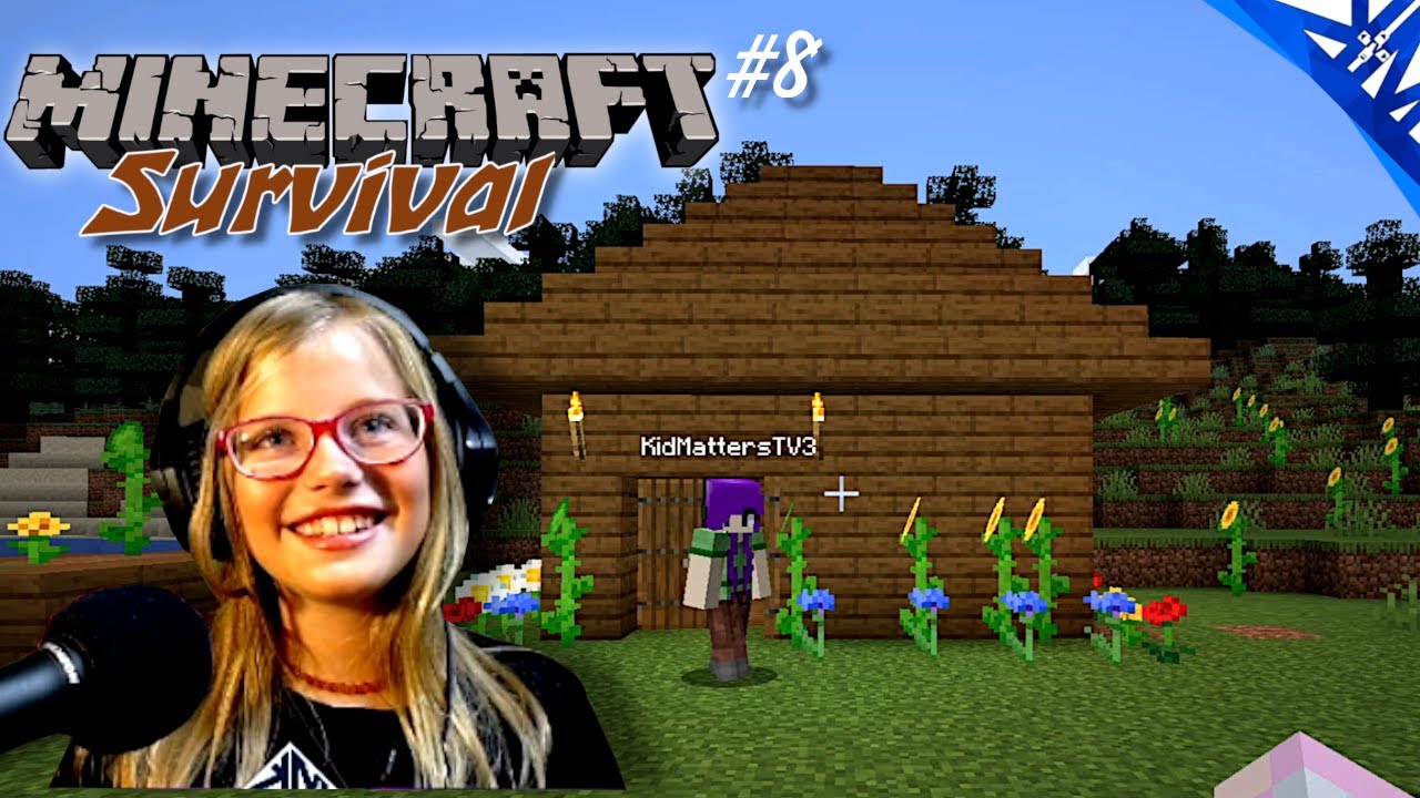 SPRUCE UP! Home improvements and Flowers! Liven up for Fall | Minecraft Survival #8