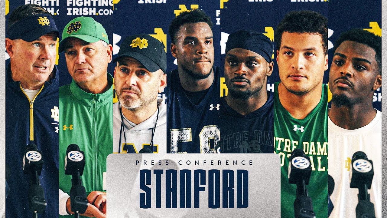 Stanford | Post-Practice Press Conference (10.8.24) | Notre Dame Football