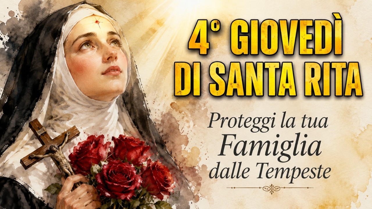 SANTA RITA DA CASCIA: Preghiera Potente per la Pace in Famiglia | 4° GIOVEDÌ