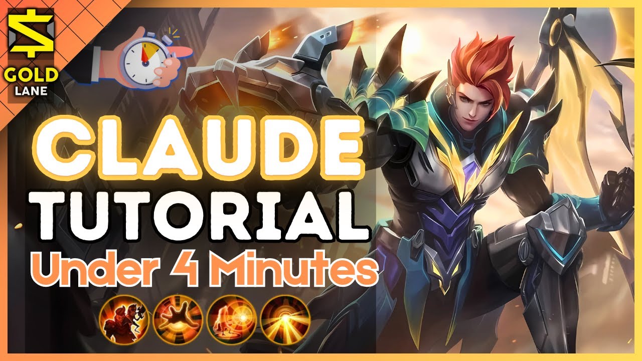 4-Minute Claude Tutorial in the Gold Lane || (MLBB S36) 2025