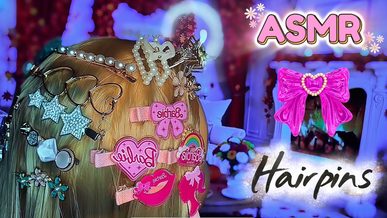 АСМР - Много заколок 🎀 выбери свою заколку! 🎗️ ASMR - Lots of hairpins 🎀 choose your own hairpin!🎗️
