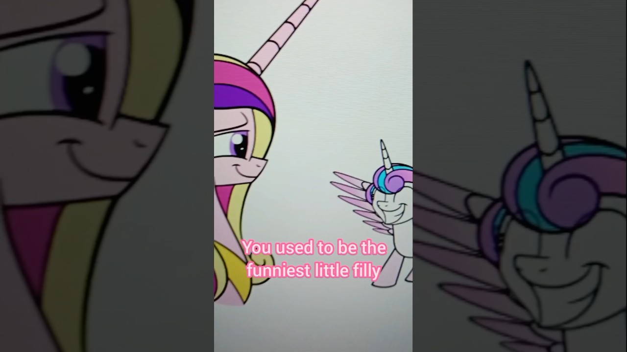 You used to be the funniest little filly 😊 #shorts #mlp #flurryheart #cadance