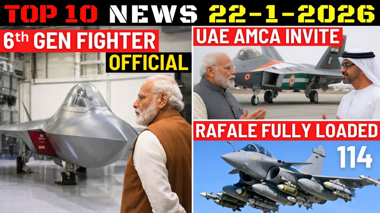 Indian Defence Updates : 6th Gen Fighter Official,UAE in AMCA,Rafale Fully Loaded,500Km TAURUS Offer