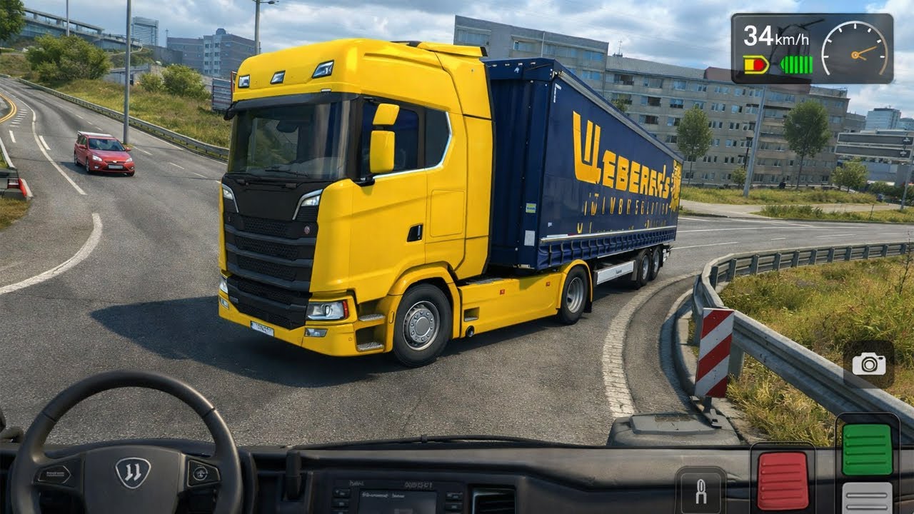 Urban Cargo Truck 3D Gameplay | Heavy Truck Driving Simulator Android | Cargo Delivery Game