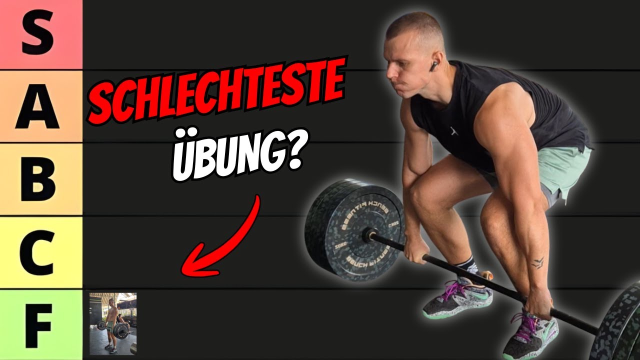 Die besten Übungen für Bodybuilding & Athletik (Meine Tier List Teil 1)