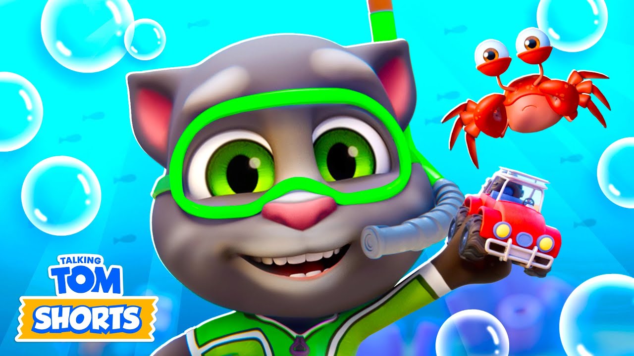 Underwater Car Chase 🥽🚗 Talking Tom Shorts (S3 Episode 36)