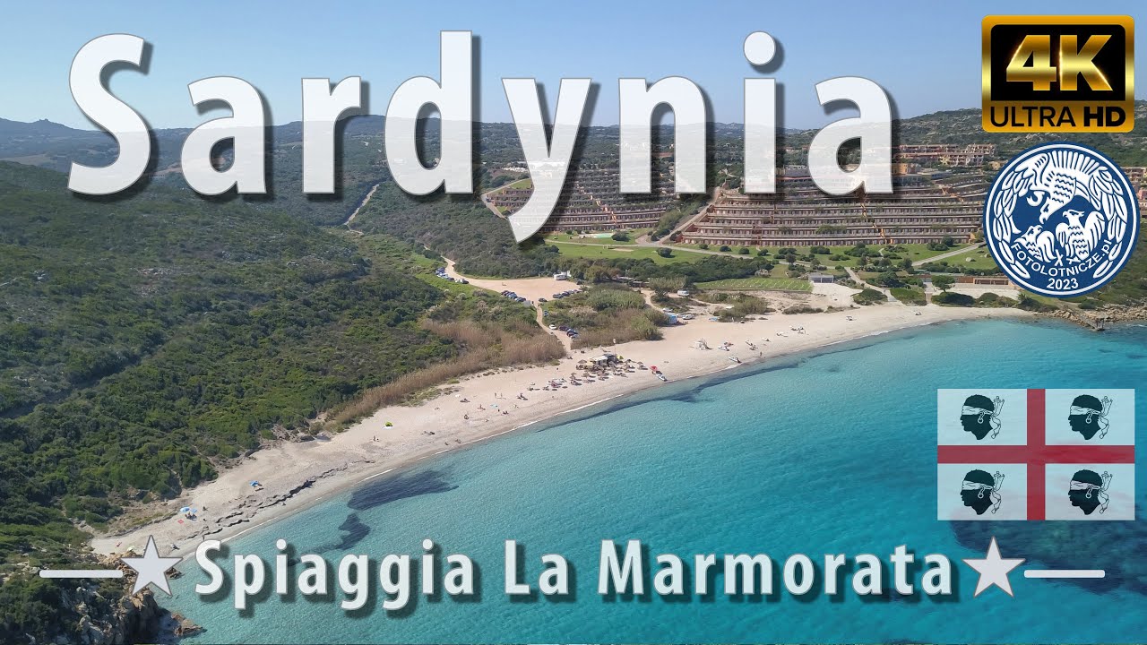 🇮🇹 Сардиния 2023. Пляж Ла Мармората – дрон 4K