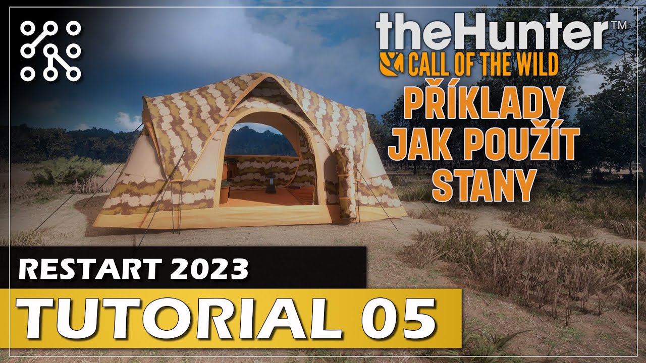 Jak používám stany u lovu GO - RESTART 2023 | theHunter: Call of the wild CZ |  Česky