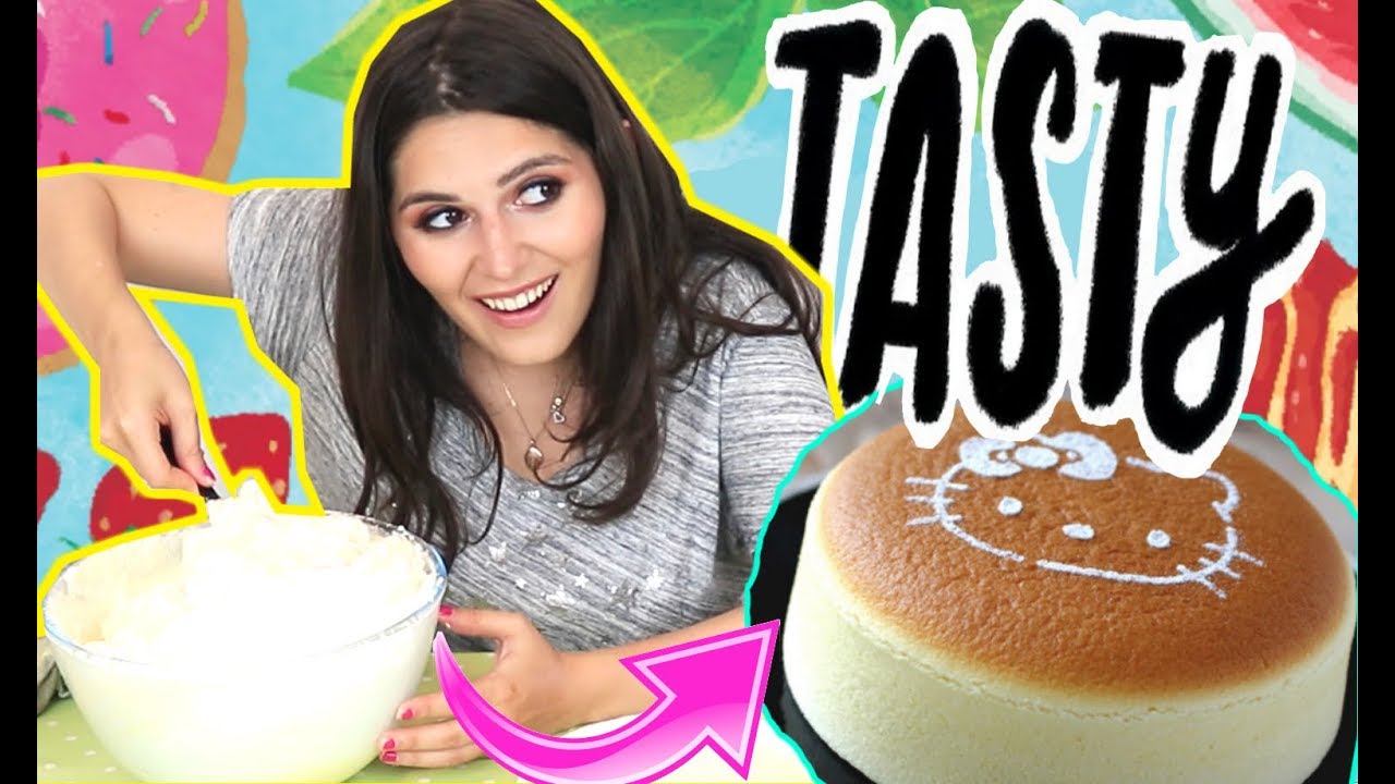 TRATE de hacer el JAPANESE CHEESECAKE de TASTY INSTAGRAM/FACEBOOK!