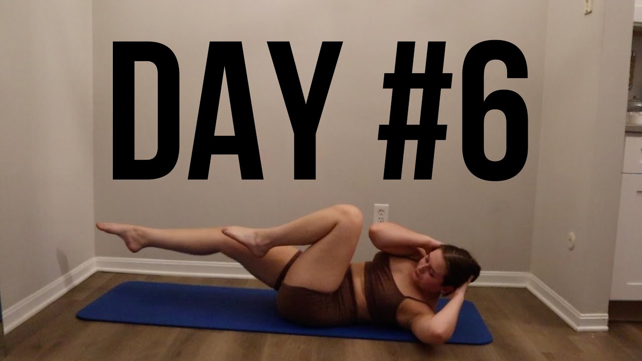 Day #6 Pilates 30 Day Workout Challenge At Home Fitness No Equipment