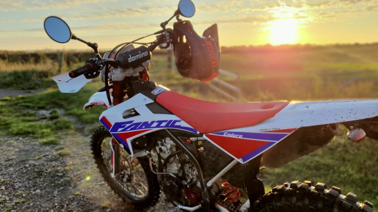 Fantic Enduro 250cc green lanes and byways UK on Fantic