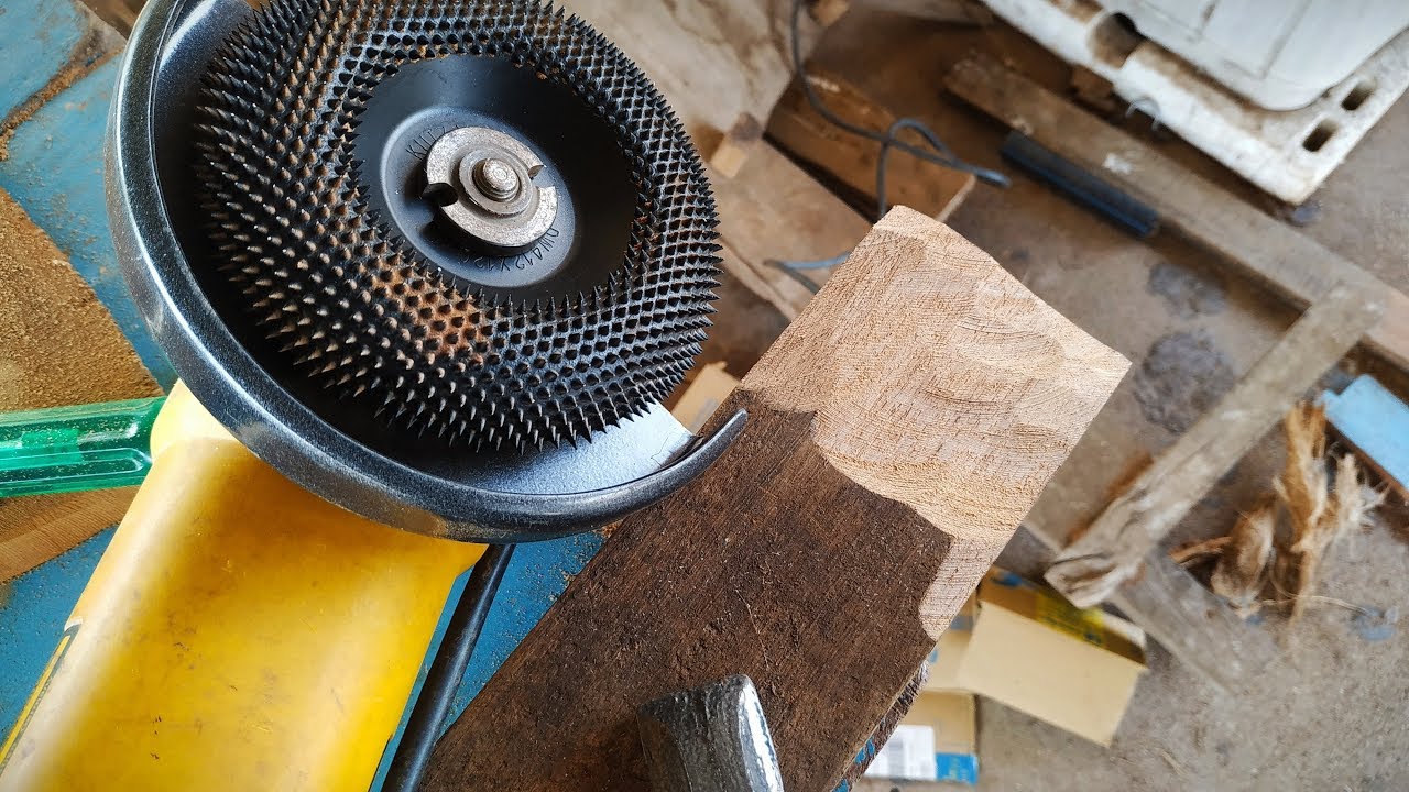 Something new with an angle grinder | Best carving tool