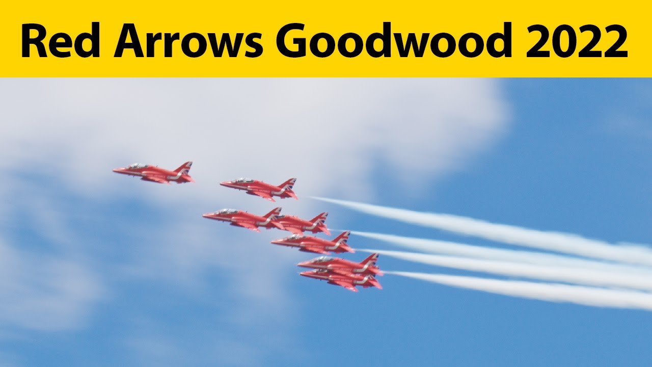 Red Arrows - Goodwood 2022 full display 4K