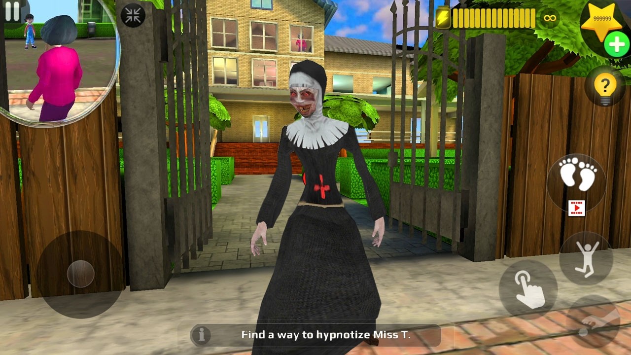 Scary Teacher 3D -miss t evil nun enter in new update new levels