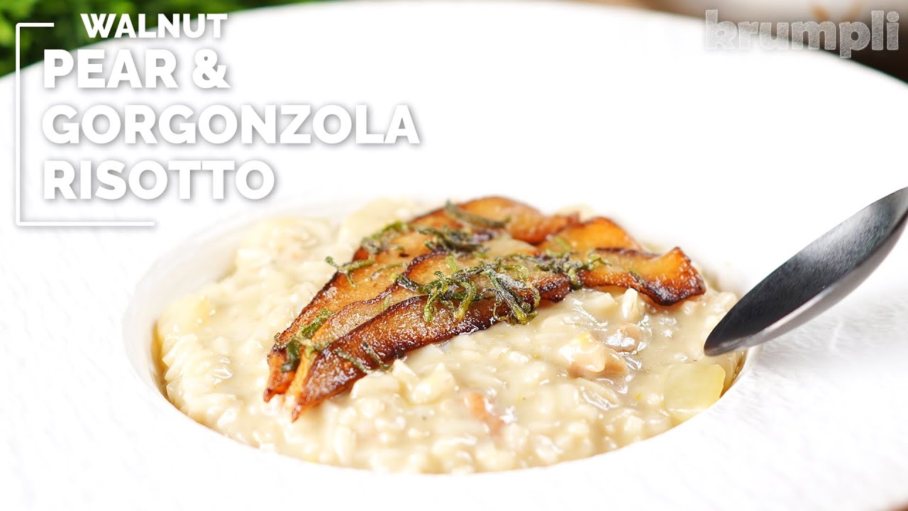 Pear and Gorgonzola Risotto