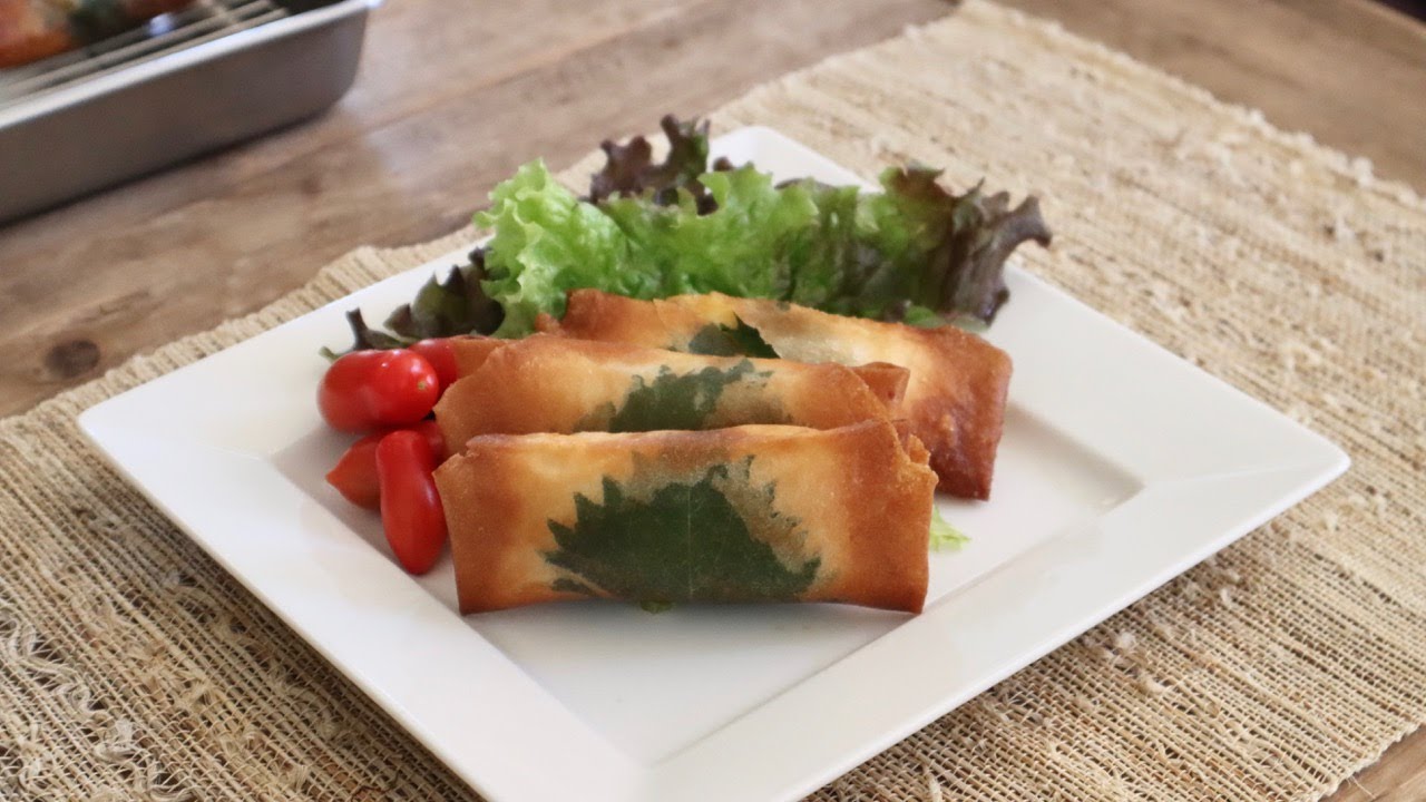 Chicken and Cheese Harumaki (egg roll) Recipe - Japanese Cooking 101