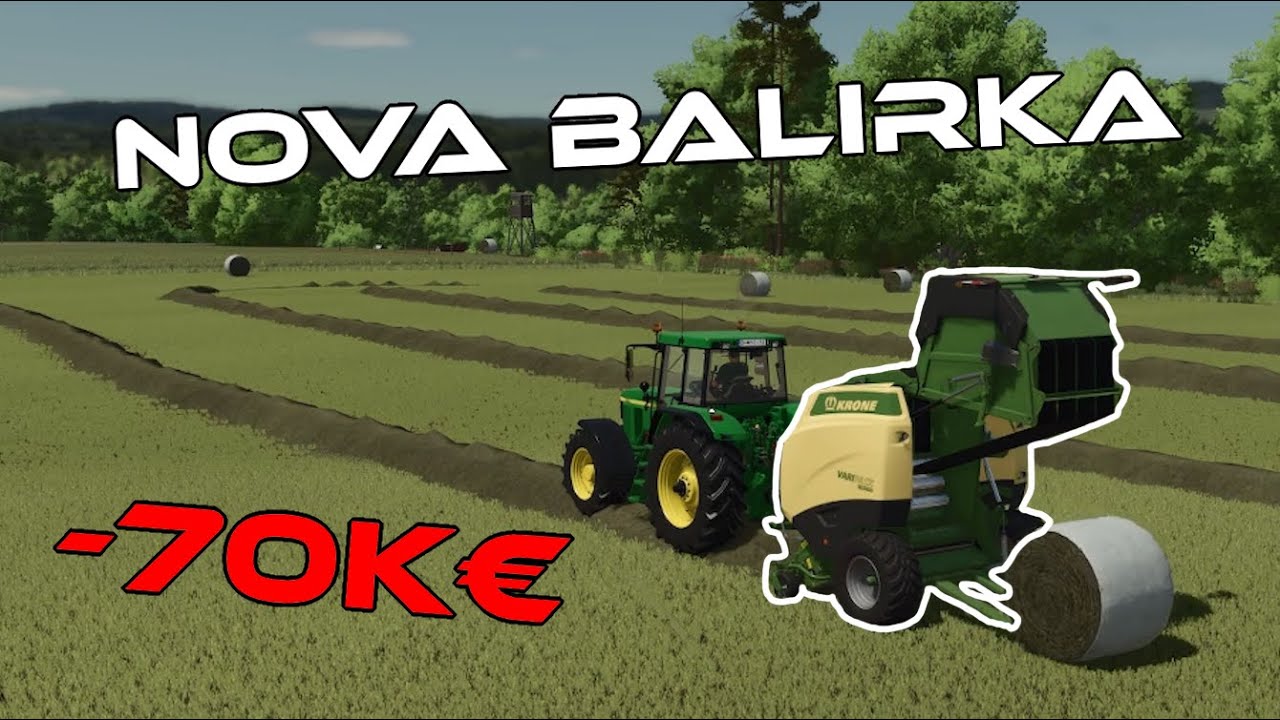 🚜 Nakup NOVE BALIRKE (FS25) in KOŠNJA! - ep. 39