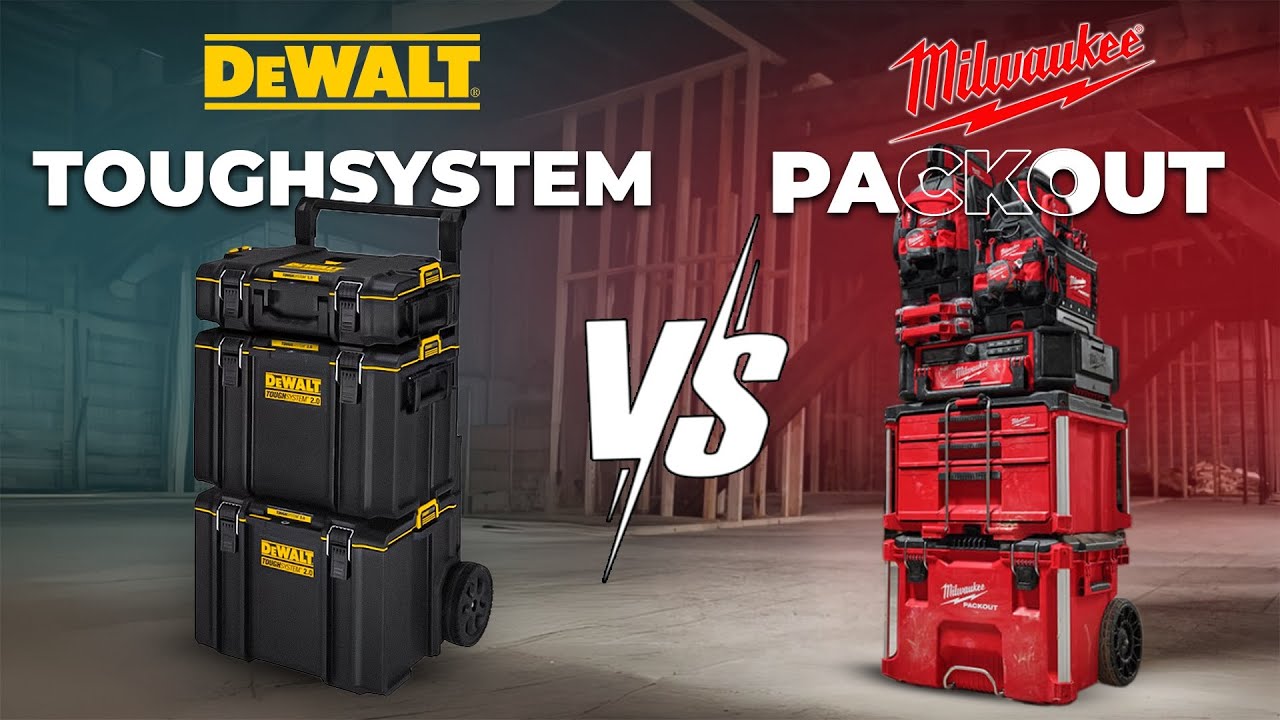 Milwaukee Packout vs Dewalt ToughSystem - Which One is Best for You?